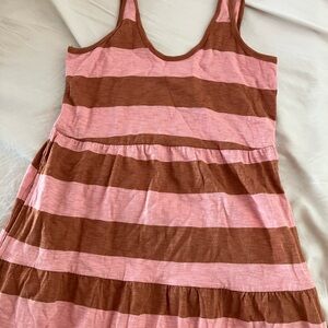 Marine Layer Pink Sundress with Scoop Neck Sleeveless Design